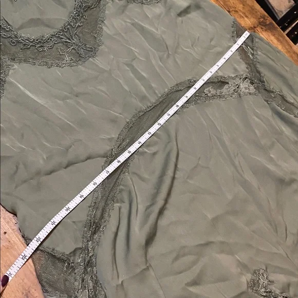 Forest green lace slip dress tunic…reserved… - Picture 9 of 10